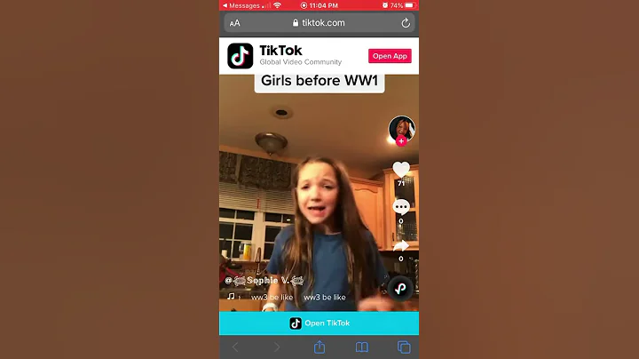 Sophie V tiktok
