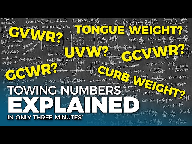 TOWING SAFETY in Only 3 Minutes With Truck & Trailer Examples! class=