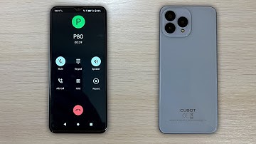 CUBOT P80 incoming call