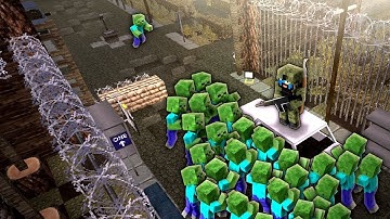 Minecraft - TOO MANY HORDES! - Zombie Apocalypse #5 - Decimation Mod