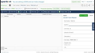New Item Integrated User Experience