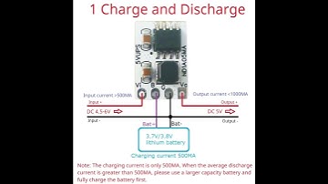 ND1A05MA UPS Module 5V 1A 3.7V 4.2V Li-Ion Battery Charge Discharge Board