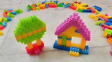 Satisfying DIY House ASMR/ Building Blocks/ blocks game/Lego block #asmr#asmrsounds#buildingblocks