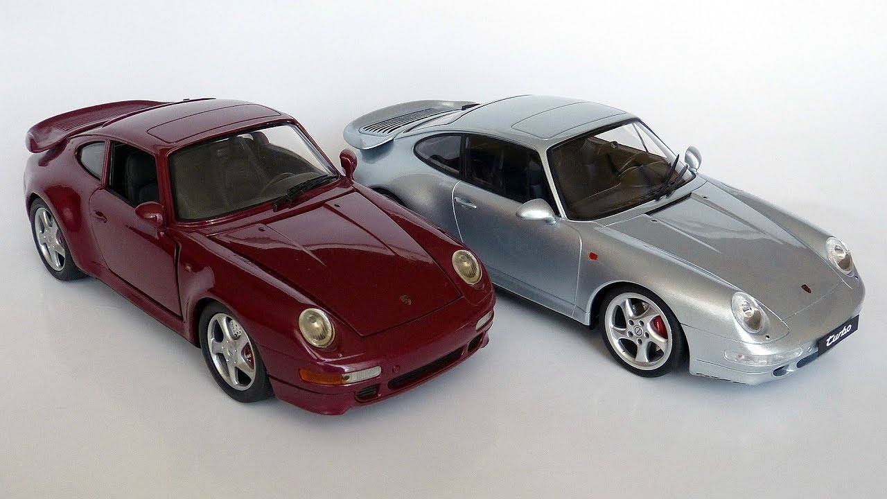 アンソン　ANSON Porsche 911 GT2 ミニカー 1/18 ANSON / Scale 1/18 | PORSCHE 911 993 GT2 N 35 TAISAN BLACK RED