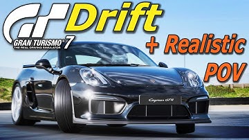 Awesome Realistic Drifting with G29 in GT7 - Porsche Cayman GT4 - Amazing Physics!
