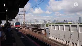 E233系5000番台「警笛付き」、E257系     新木場撮影