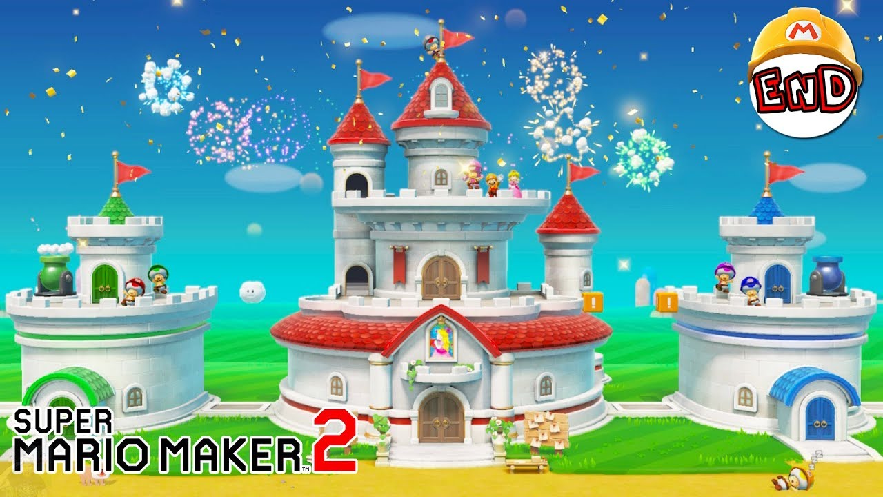 Super Mario Maker 2 Story Mode ENDING Peach's Castle COMPLETE YouTube