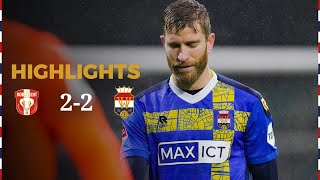 Gelijk • FC Dordrecht - Willem II - 2-2