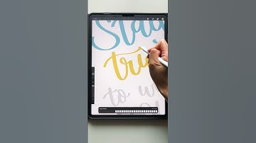 Calligraphy Tracing! Link in description 💕 #procreate #shorts #calligraphy