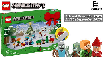 LEGO Minecraft Advent Calendar 2025 - 21280 Speed Build