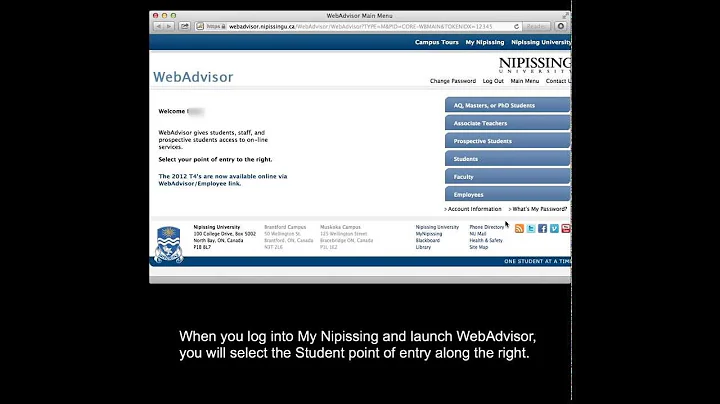 How to Check Your Financial Information on WebAdvisor
