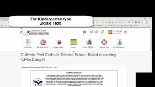 How to find your course space in D2L - for Kindergarten teachers
