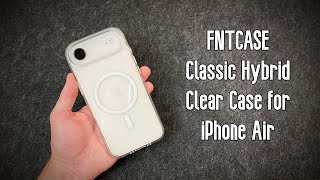 FNTCASE Classic Hybrid Clear Case for iPhone Air - Only $8!
