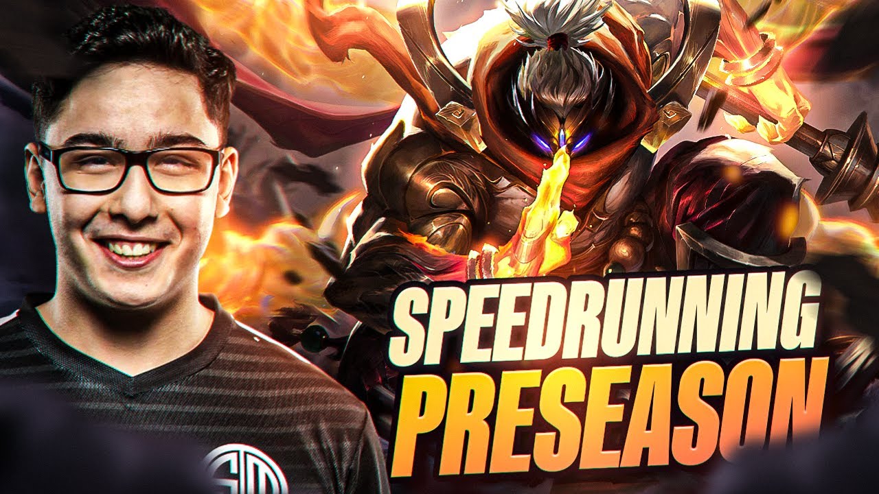 SPEEDRUNNING PRESEASON ON JAX | Broken Blade