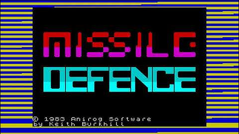 Jeremy Webb playing Missile Defence by Anirog Software for the 16k Sinclair ZX Spectrum