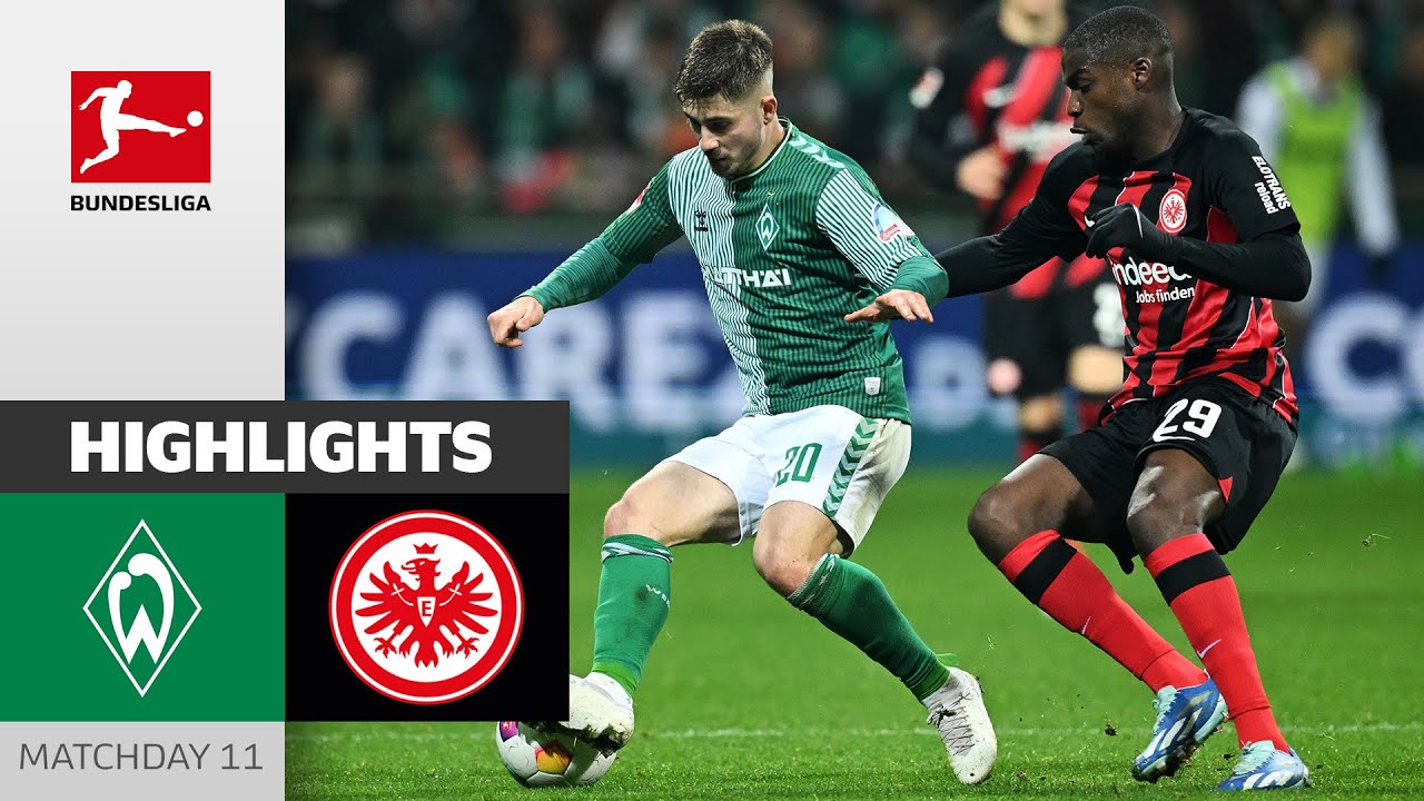 Frankfurt's Comeback! | Bremen - Eintracht Frankfurt 2-2 | Highlights | Matchday 11 – Bundesliga
