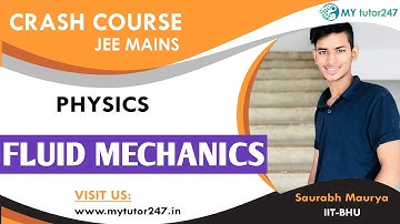 (L-1) FLUID Mechanics//Crash Course|| JEE/NEET 2019
