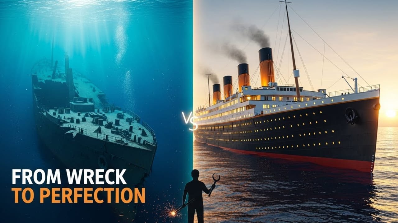 The Lost RMS Titanic (1912) | Ultra-Realistic ASMR Restoration from Ocean Wreck to Perfection