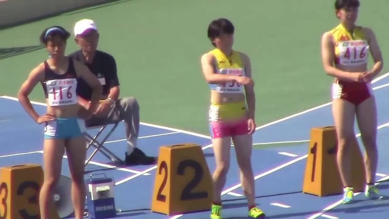 福田 真衣12 06 3 5 優勝 16関東高校陸上 南関東女子 100m決勝 Youtube