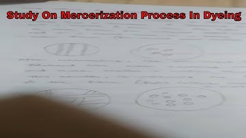 Study On Mercerization Process In Dyeing, Mercerization Process in Textile