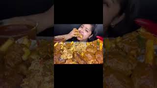 Asmr eating mutton nalli with vegetable rice 🍚