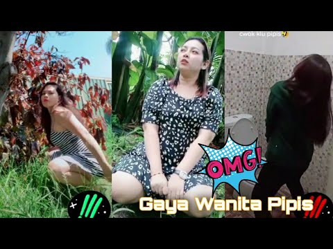 Wanita Pipis di Sembarang Tempat - Kumpulan Tiktok Lucu Pura-Pura Pipis