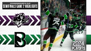 Binghamton Black Bears vs. Motor City Rockers | Commissioner's Cup Semifinals Game 2 Highlights