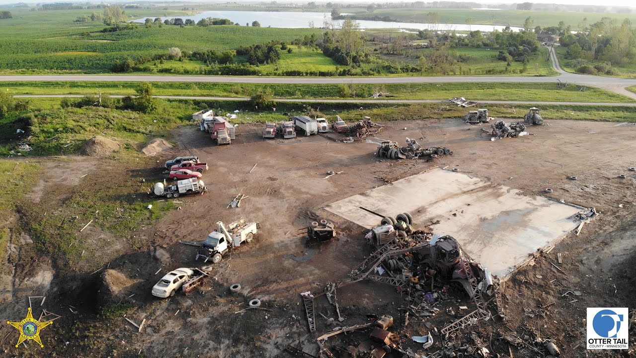 Otter Tail County Minnesota Tornado Damage A 2020 YouTube
