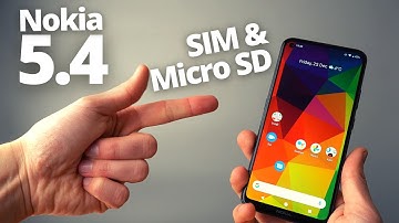 Nokia 5.4 - How to Insert SIM & MicroSD Memory Card