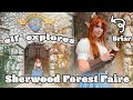 Exploring Sherwood Forest Faire as an Elf