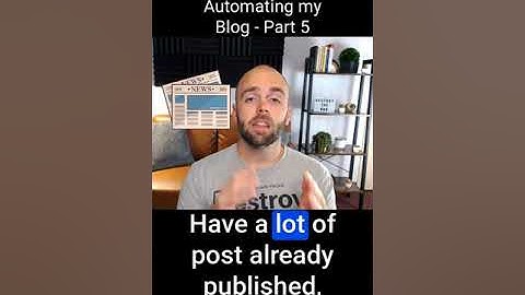 The Secret to Scaling My Blog Business: Automation #shorts