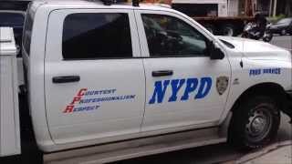Walk Around The Nypd H.e.l.p. Unit, Highway Emergency Local Patrol, On Hillside Ave. In Queens.