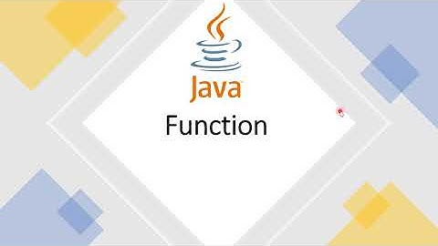 Belajar Java Dari Awal - 11 - Function, Method dan Cara Menggunakannya di Java