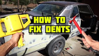 LEARN HOW TO FIX DENTS IN 10 MINUTES!  1965 GTO Project 4