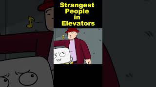 Strangest People in Elevators! Part 3 (Animation) #shorts