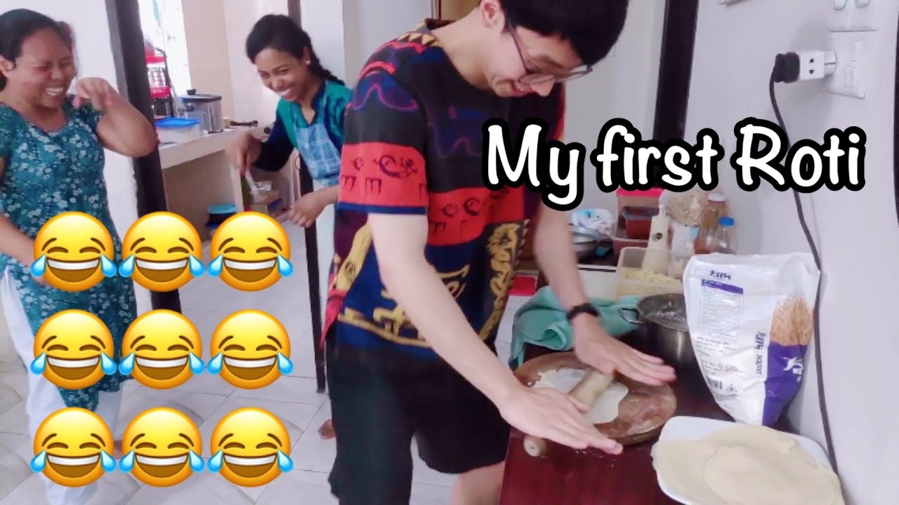 I made Roti why are they laughing so much? | House VLOG - YouTube