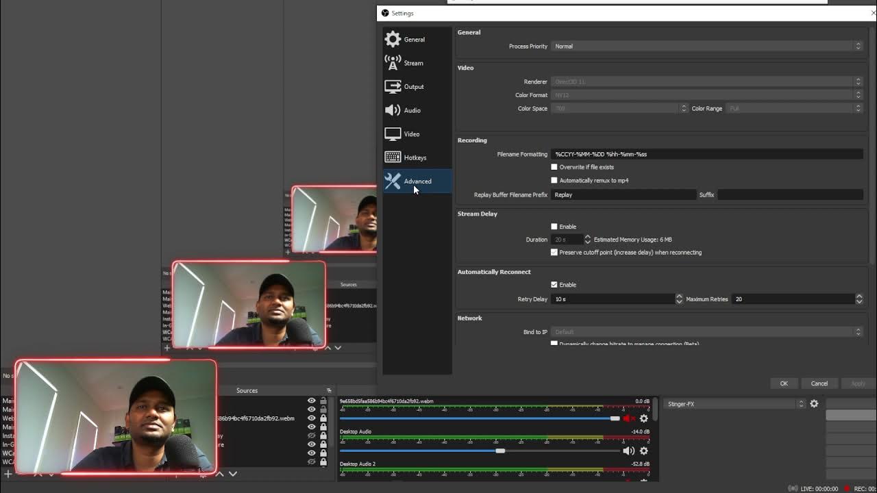 OBS Recording in 1080p 60 Frames Per Second Best OBS Recording