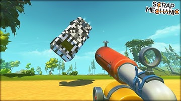 This Mod Turns the Spudgun into a Gravity Gun! (Scrap Mechanic Gameplay)