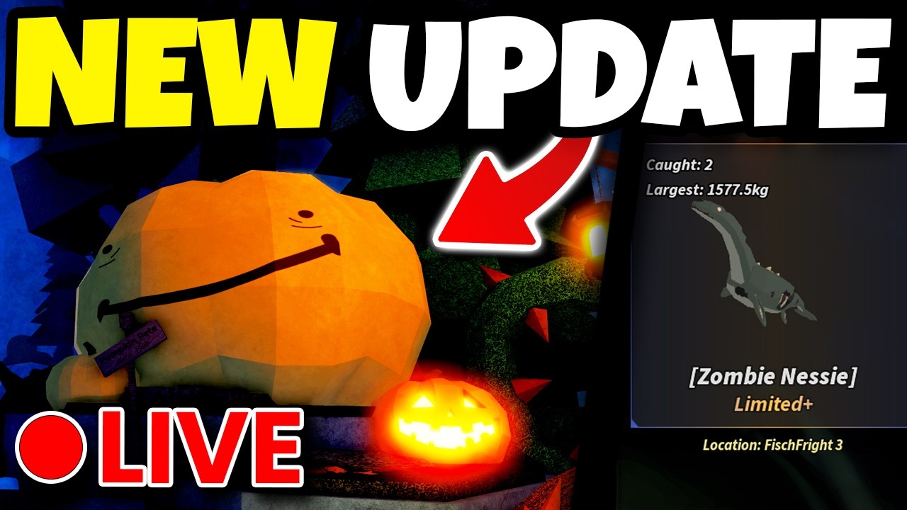 🔴 [LIVE] FISCHFRIGHT 3 UPDATE For FISCH Roblox!