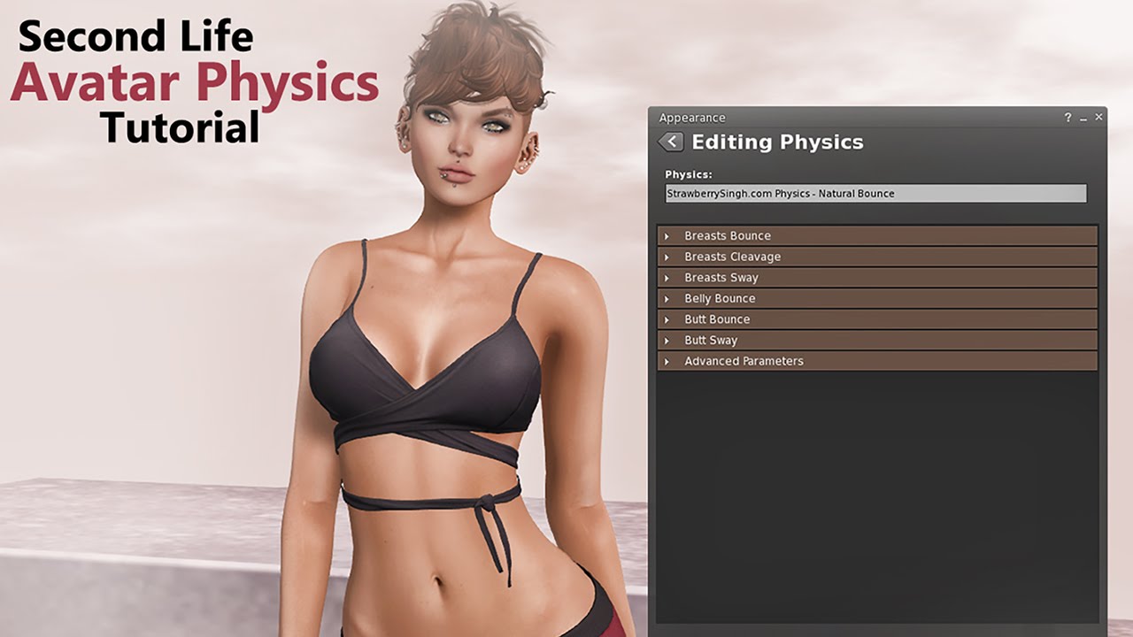 Second Life Avatar Physics Tutorial - 2016