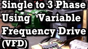 5HP / 4KW - 3 Phase Variable Frequency Drive, Single to 3 Phase VFD | Basic Wiring and Settings