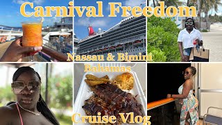 Cruise Vlog | Carnival Freedom | Nassau & Bimini | Bahamas