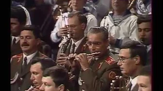 Massed Bands of the Soviet Army plays march "The Stars and Stripes Forever" by Sousa Massed Bands of the Soviet Army plays march "The Stars and Stripes Forever" by Sousa