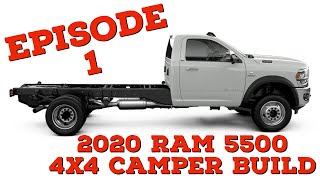 2020 Ram 5500 4x4 Off Grid Camper Build EPISODE #1