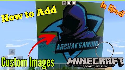 How to Make a Photo in Minecraft | pixel art in minecraft PE