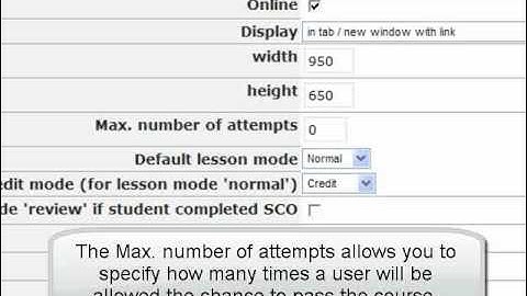 Adding a SCORM 2004 Course to ILIAS