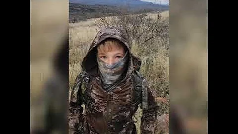 My 11 year old son on first javelina hunt in unit 22 Arizona
