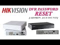 How to reset hikvision dvr password without any software 100