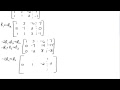 Matrix Row Transformations Quiz