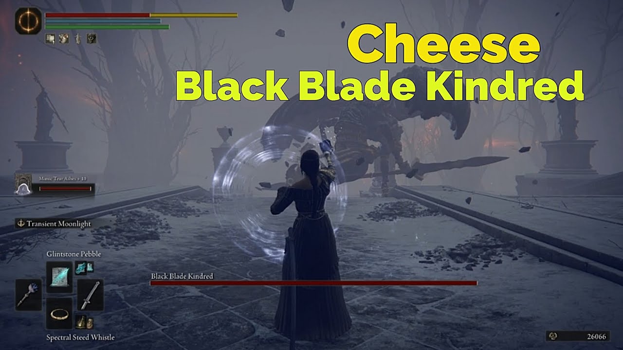 Cheese Black Blade Kindred Elden Ring YouTube